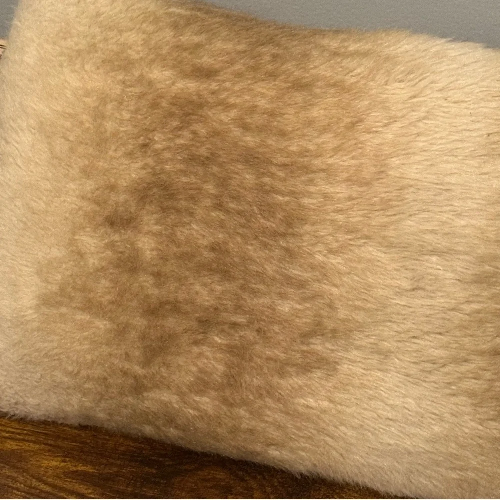 Woolrich Home Faux Fur Lodge Throw Pillow‎ Zippered Cover With Insert